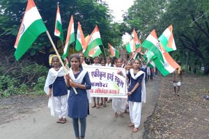 Har Ghar Tiranga: भगोरा में निकली भव्य तिरंगा यात्रा, ग्रामवासियों पर छाया देशभक्ति का खुमार, देखें तस्वीरें